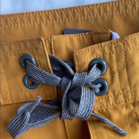 Prana Men's Yellow Swim Board Shorts - Picture 5 of 9